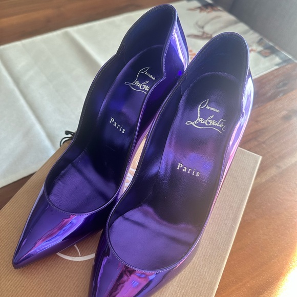 Purple Stiletto Heels - Picture 3 of 4